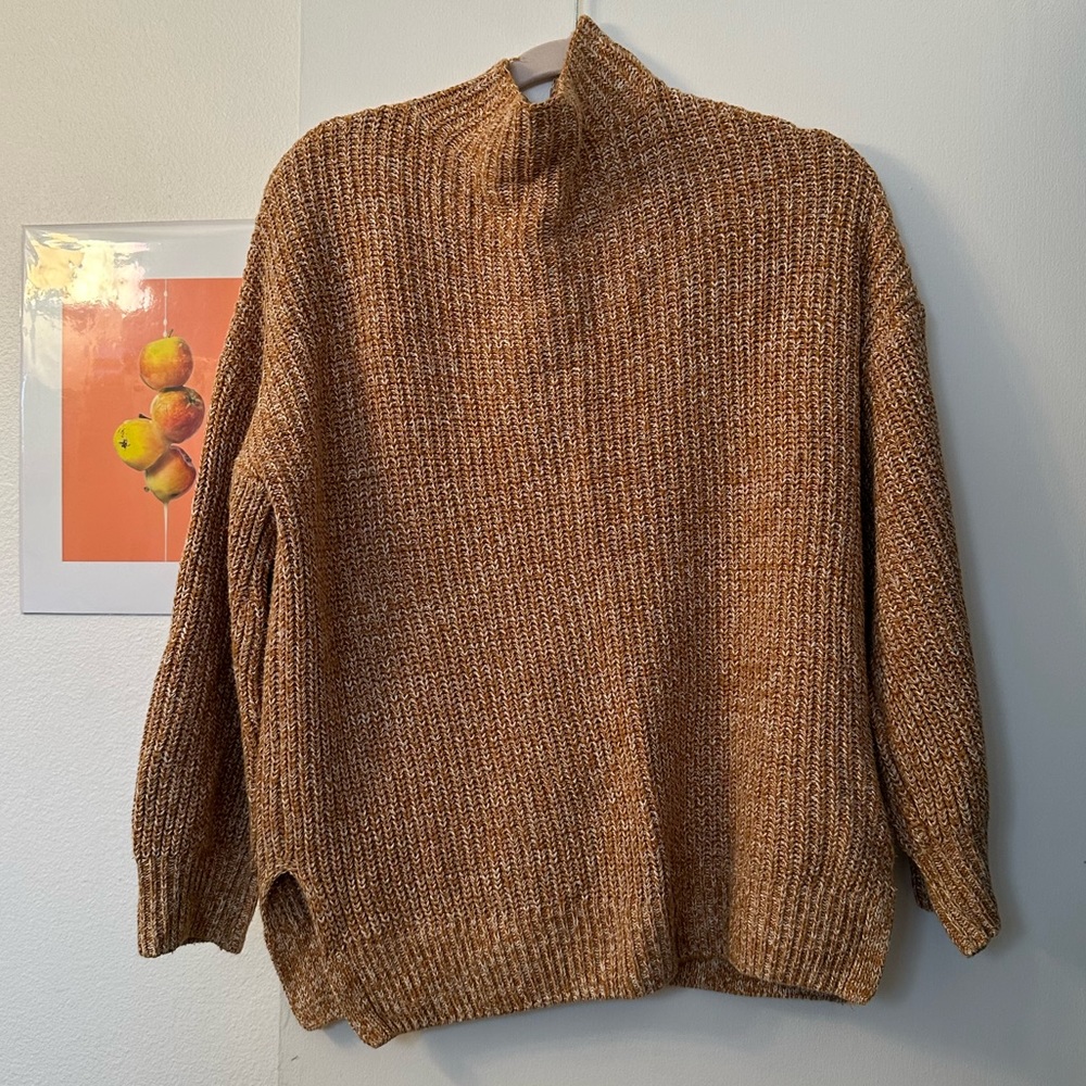 Cupcakes & Cashmere Cable Knit Sweater, Small, Ribbed Style, Warm!
